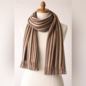 West Bay Sport Striped Wool Scarf